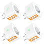 Refoss Smart Plug WLAN - 4er Pack HomeKit, Weiss. Vier weiße WLAN-Stecker steuern Geräte via HomeKit per Fernzugriff.