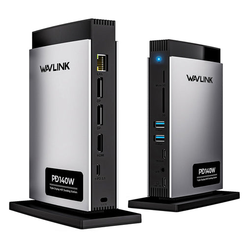 WAVLINK Laptop USB C Dock – Dreifach Display, 125W PD