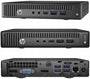 HP Silent Mini-PC – Modell 7795 – Windows 11 Pro. Kompakter, rechteckiger, schwarzer Mini-PC für leises Computing mit Windows 11 Pro.