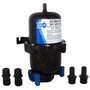 Jabsco 30573-0003 mini Akkumulator Tank – Schwarz. Schwarzer Kompakttank zur Glättung des Wasserdrucks in Pumpensystemen.
