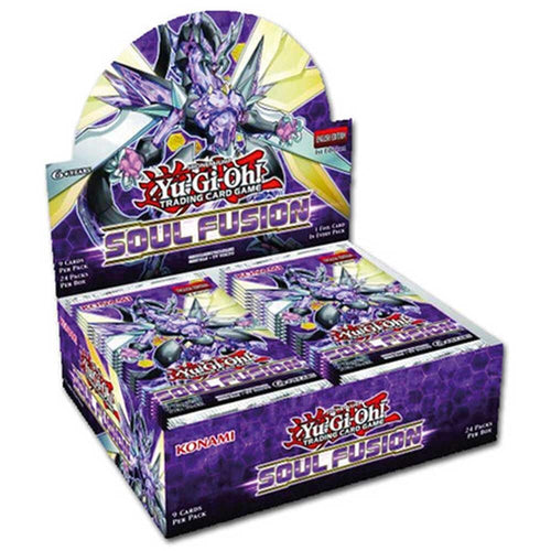Yu-Gi-Oh Konsofu Soul Fusion Trading Card Booster Box - Multi. Rechteckige Box mit farbigem Artwork, enthält Booster Packs des Yu-Gi-Oh! TCG.