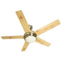 Fresco Deckenventilator 112 cm mit Licht – Nickel gebürstet. Gebürsteter Nickel Deckenventilator für Luftzirkulation und Beleuchtung.