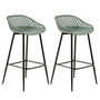 IDIMEX Barhocker IREK Retro-Design olivgrün – 2er Pack. Olivgrüner Barhocker zur erhöhten Sitzgelegenheit an Theken.
