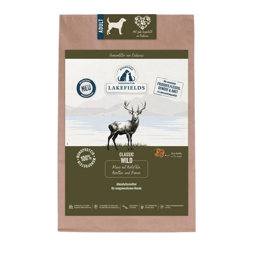 Lakefields Classic Trockenfutter Wild - 4x2.5kg Getreidefrei