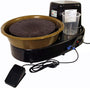 Airgoo Töpferscheibe AG-60 250W - Elektrisch mit Fusspedal DIY. Robuste Töpferscheibe mit rundem Drehteller zum Formen von Ton für Keramikprojekte.