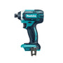 Makita DTD152Z Akku-Schlagschrauber 18V – 160Nm Solo. Kompakter, blau-schwarzer Schlagschrauber für schnelles Verschrauben mit hohem Drehmoment bei Montage.