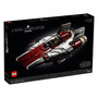 LEGO Star Wars A-Wing Starfighter™ UCS 75275 Sammlermodell. Weiß-roter, dreieckiger Starfighter aus LEGO-Steinen zum Bauen und Ausstellen.