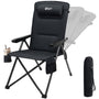 PORTAL Campingstuhl Faltbar – Rücken verstellbar, 160kg Alu