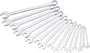 HAZET 600SPC/16 Ring-Maulschlüssel-Set, 16-teilig, 7-24 mm. Metrische Chrom-Vanadium-Schlüssel zum Anziehen/Lösen von Muttern und Schrauben.