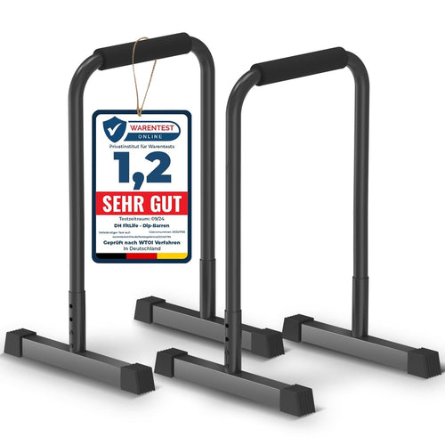 DH FitLife Dip Barren Calisthenics - Verstellbar 80-90 cm