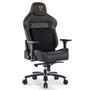 Fantasylab Gaming Stuhl 200KG Bürostuhl Chefsessel - Schwarz/Golden. Bietet ergonomischen Sitzkomfort für Gaming & Büro.