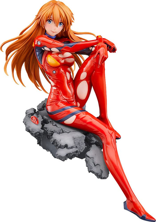 Good Smile Company Rebuild of Evangelion Statue – Asuka Langley 1/7. Rote 1/7 Figur von Asuka Langley in dynamischer Pose. Ideal als Sammlerstück für Fans.