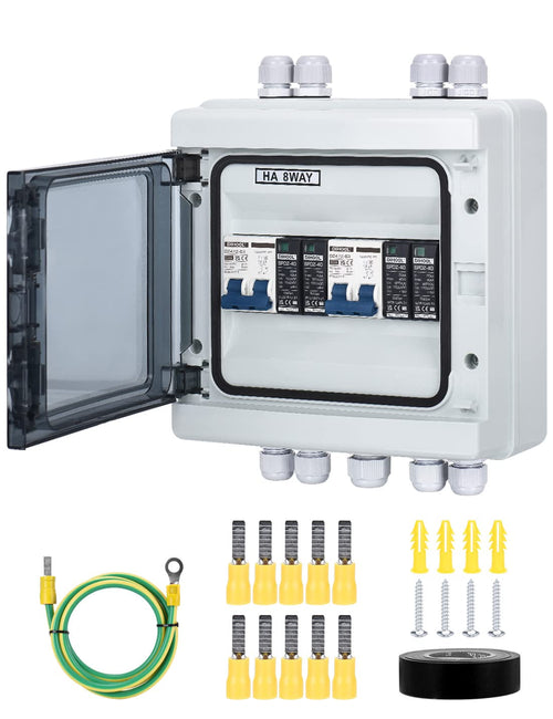 PV DC Überspannungsschutz Trennschalter 1000V - 2 String IP65