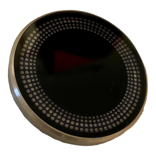 MDS-Pro TwistPad Fire FirePad Drehgriff Leuchtring für Neff Kochfeld. Silberner Drehgriff mit Leuchtring steuert Neff Kochfelder.