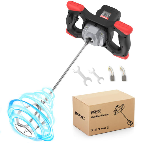 IMAYCC Mörtel- & Betonrührer Elektrisch 2100W - Schwarz