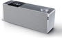 Loewe klang s1 Stereo Smartradio Digitalradio. Lichtgraues, rechteckiges Radio zum Empfang von Digitalradio und Internetradio.