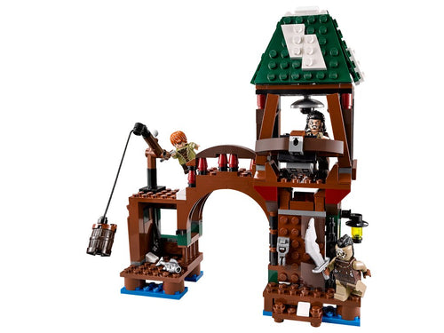 LEGO The Hobbit Angriff auf Seestadt – 79016 Konstruktionsspielzeug. Zerstörte Seestadt mit Minifiguren. Zum Nachspielen von Szenen.