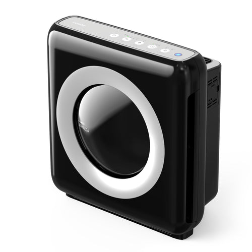 COWAY ap-1512hh MIGHTY Allergiker Luftreiniger - Schwarz. Schwarzer Luftreiniger reinigt Raumluft und reduziert Allergene.