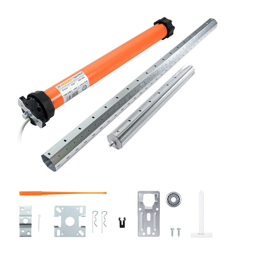 3T-MOTORS Rollladenmotor Komplettset 10 Nm SW60 für Rollladen bis 150 cm