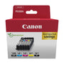 Canon PGI-580/CLI-581 Original Tintenpatronen - 5er Pack: Fünf Einzelpatronen (Schwarz, Fotoschwarz & 3 Farben) für Dokumenten- & Fotodruck.