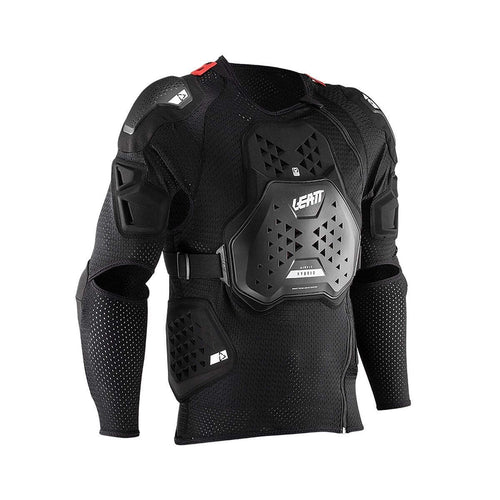 Leatt 3DF AirFit Hybrid Schutzweste - Grösse XXL. Schwarze Weste, Oberkörperschutz bei Sport, bietet Aufprallschutz.