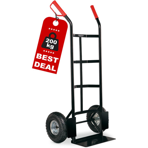 Stagecaptain Carryboy Sackkarre Transport - 200 kg Schwarz. Schwarze Sackkarre zum Transport von Gütern bis 200 kg.