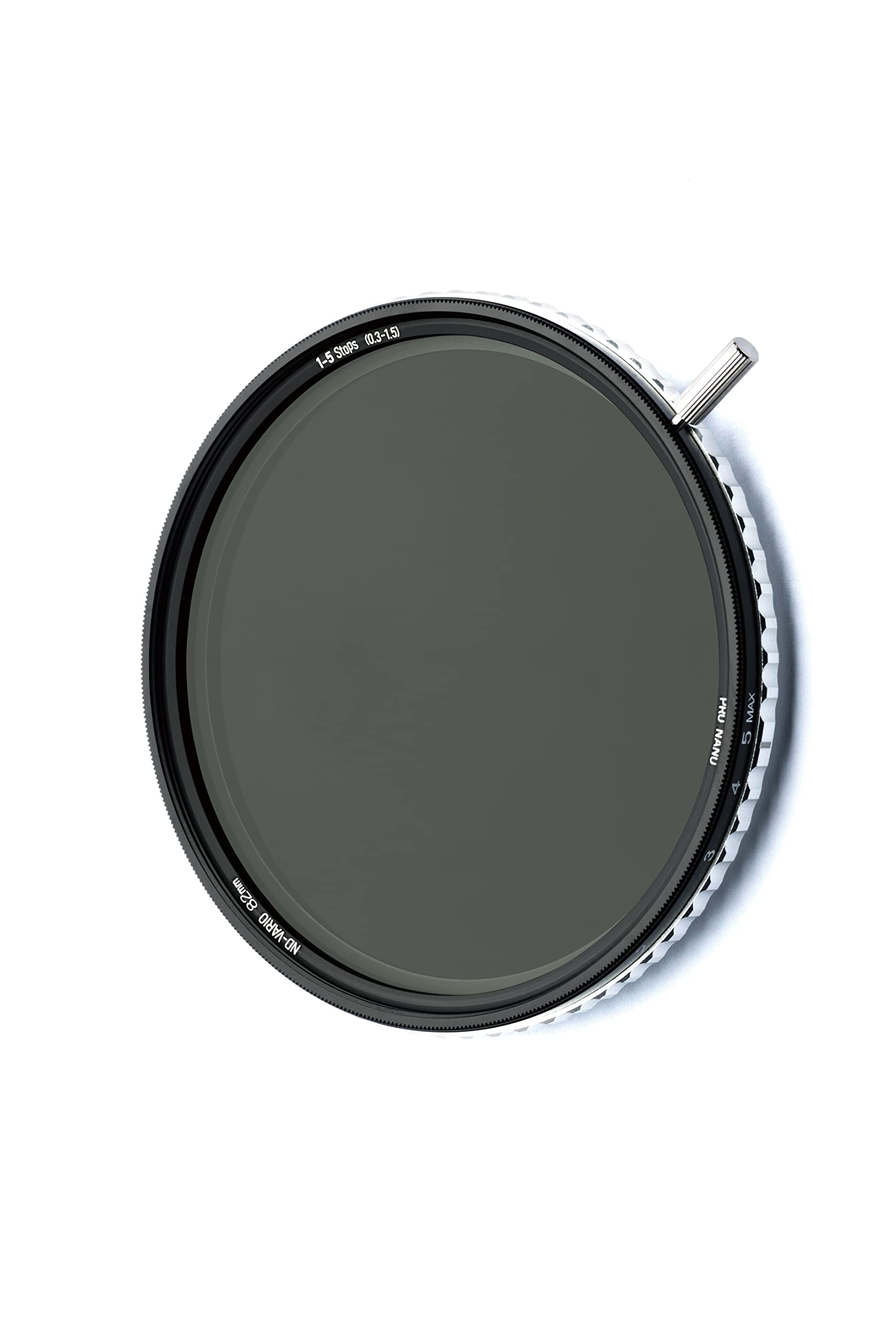 NiSi 95mm True Color Variabler ND Filter 1-5 Blenden. Runder Filter mit schwarzem Rand zur Lichtreduktion um 1-5 Blendenstufen.