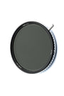 NiSi 95mm True Color Variabler ND Filter 1-5 Blenden. Runder Filter mit schwarzem Rand zur Lichtreduktion um 1-5 Blendenstufen.