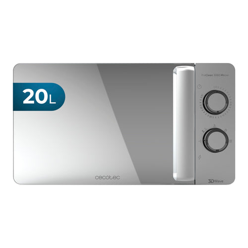Cecotec ProClean 3060 Mikrowelle - 20 Liter, 700 Watt, Silber