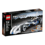 LEGO Technic Konstruktionsset 42033 Action Raketenauto. Rotes Kompaktmodell mit Heckspoiler u. Flammen. Für pull-back Vortrieb.