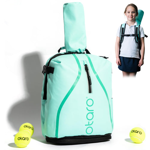 Otaro Kinder Tennisrucksack & Tennistasche - mintgrün