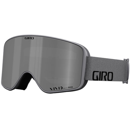 Giro Method Skibrille Grey Wordmark – Vivid Onyx & Infrared Gläser. Graue Skibrille mit zwei Gläsern für Schutz und Kontrast beim Skifahren.