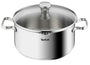 Tefal Duetto A70546 Kochtopf Edelstahl induktionsgeeignet 24cm