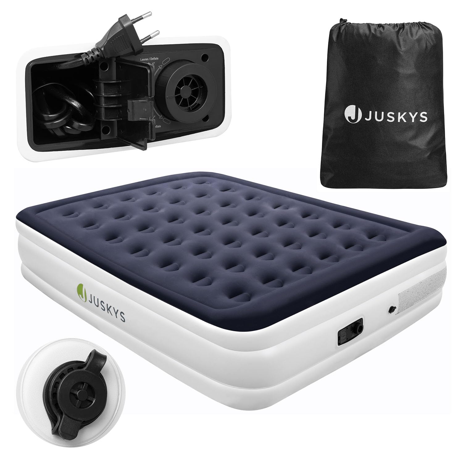 Juskys Luftbett selbstaufblasend 150 x 200 cm –