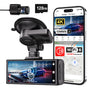 REDTIGER F7N Touch Dashcam 4K Vorne Hinten - GPS WiFi