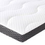 Amazon Basics Gel-Schaum Topper - 90x200cm, 7cm Höhe. Rechteckig, hellbeige. Verbessert den Schlafkomfort als Matratzenauflage.