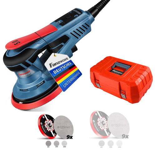 FANZWORK HG0024 Bürstenloser Exzenterschleifer 125/150mm