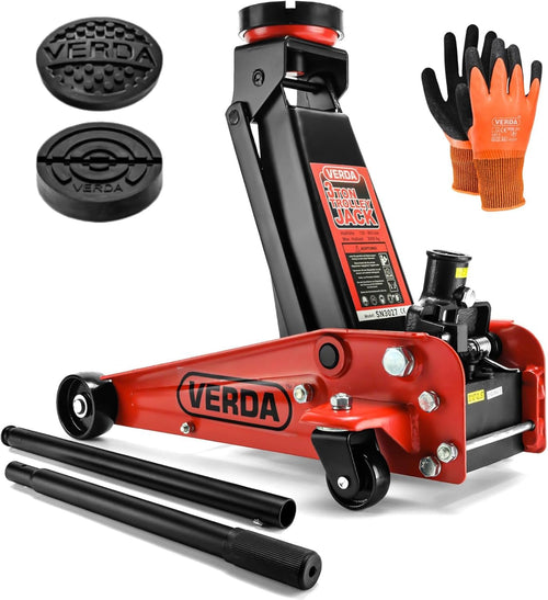 Verda Rangierwagenheber hydraulisch 3T Doppelpumpe tief