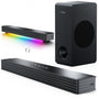 MEREDO 3.1 Soundbar mit Subwoofer – Gaming RGB, TV & PC Heimkino