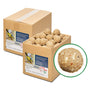 Paul's Mühle Ganzjahresknödel Insekten & Früchte – 200 Stk. Netzfrei. Runde, braune Fettknödel zur sicheren ganzjährigen Wildvogelfütterung.