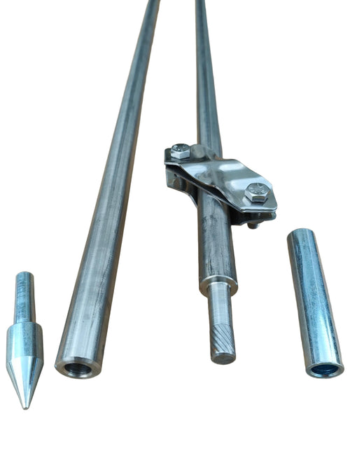 Tiefenerder Staberder V4A Edelstahl Erdung SET 3.0m – Ø20mm