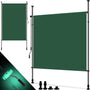 KESSER® Klemmmarkise Senkrechtmarkise 150x310cm Dunkelgrün. Schützt vertikal als Sonnen- und Sichtschutz an Balkon/Fenster.