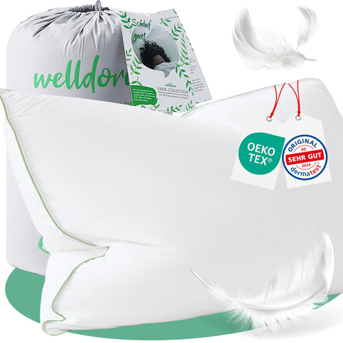 Welldora Premium Nackenstützkissen 3 Kammern 40x80 mittelfest
