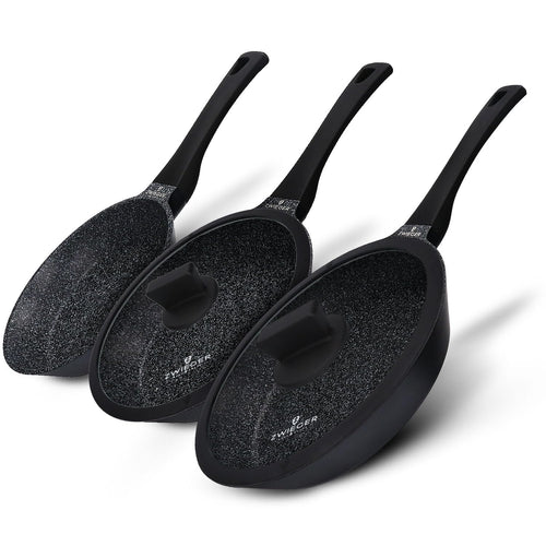 ZWIEGER Aluguss Pfannenset Induktion - 5-teilig Antihaft