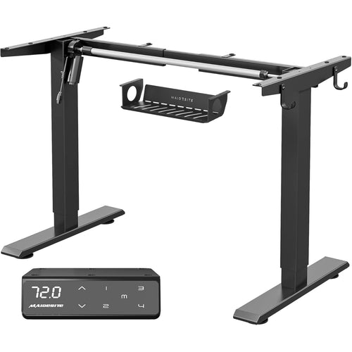 MAIDeSITe T1 Pro Elektrischer Stehschreibtisch 2-Bein - Schwarz