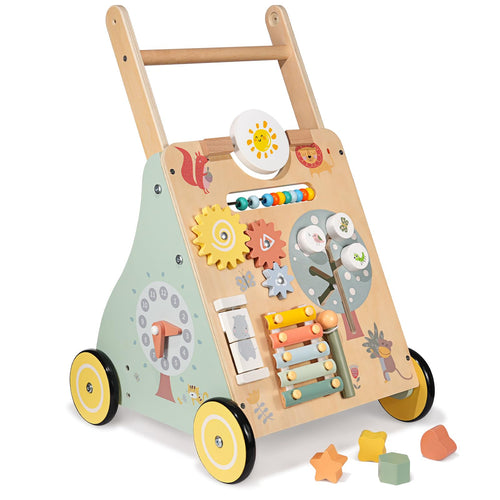 Lauflernwagen Holz Montessori Baby - multifunktionale Lauflernhilfe