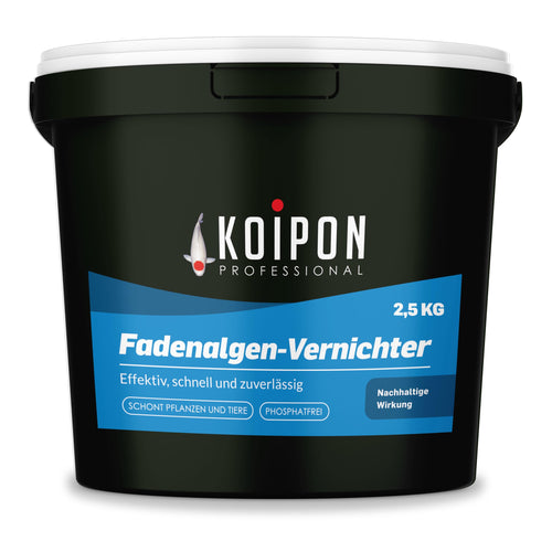 KOIPON Fadenalgen-Vernichter Teich-Algenmittel - 2.5 kg