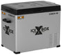 Cross Tools ICEBOX 40 Kompressor Kühlbox 37L Camping. Graue, rechteckige Kühlbox. Kühlt Lebensmittel und Getränke mobil für Camping.