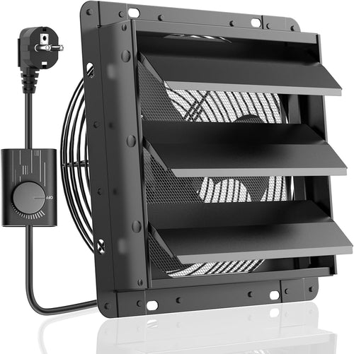 HG Power 300mm Abluftventilator Industrie-Wandlüfter – Regelbar