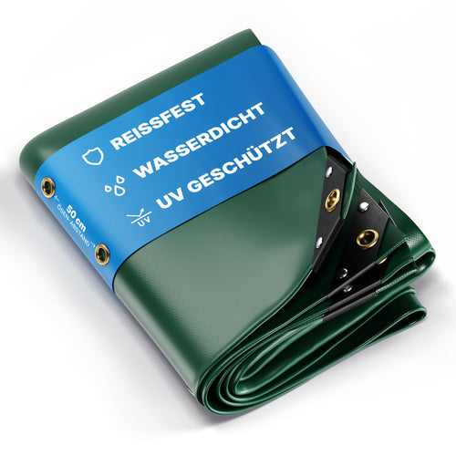 NEMAXX® Premium Abdeckplane Wasserdicht 650g/m² – 300x400cm Grün